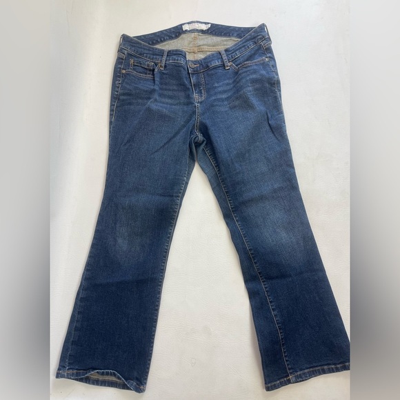 Torrid Women’s Flare Jeans Size 14XS – Dark Blue Denim Wash - Picture 13 of 14